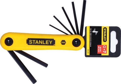 Bộ Khóa Lục Giác 7 Chi Tiết (1 5-6mm) Hệ Met Folding Stanley 69-261