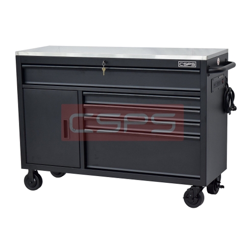 Tủ dụng cụ CSPS 132cm - 05 hộc kéo màu đen