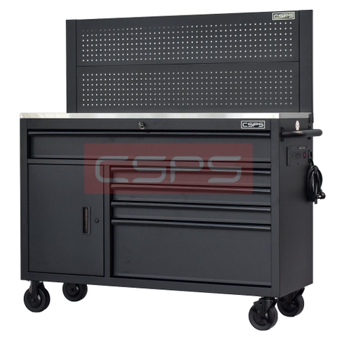 Tủ Dụng Cụ CSPS 132cm 5 Hộc Kéo Đen Trắng