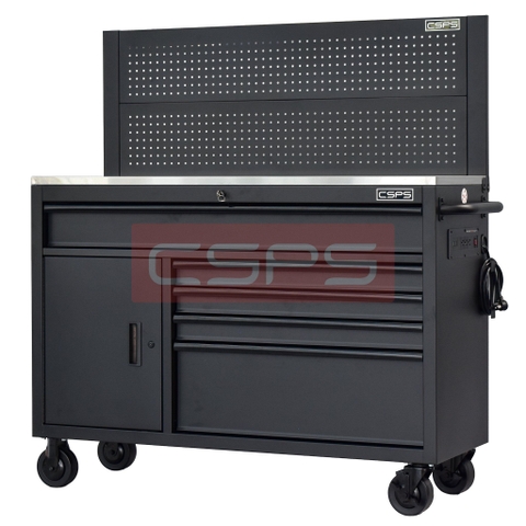 Tủ dụng cụ CSPS 132cm - 05 hộc kéo màu đen
