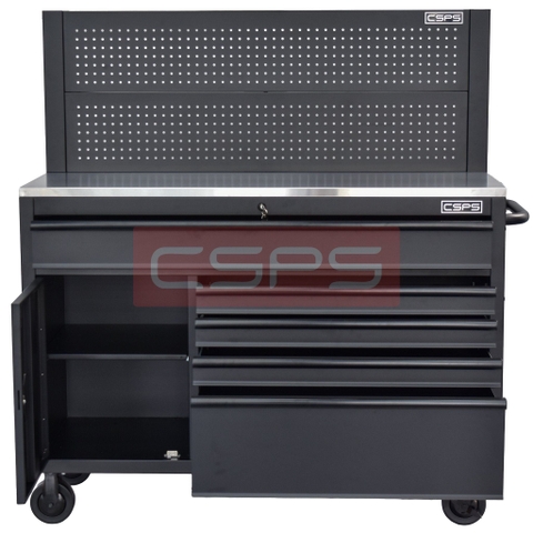 Tủ Dụng Cụ CSPS 132cm 5 Hộc Kéo Đen Trắng