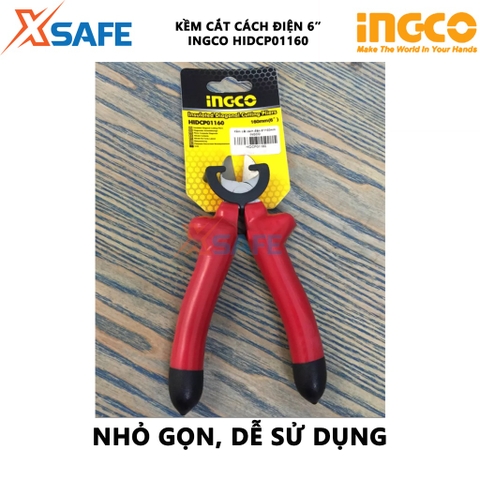 Kềm Cắt Cách Điện 1000V 6inch INGCO HIDCP01160 uy tính