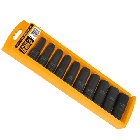 Bộ đầu tuýp đen dài 10 món 1/2