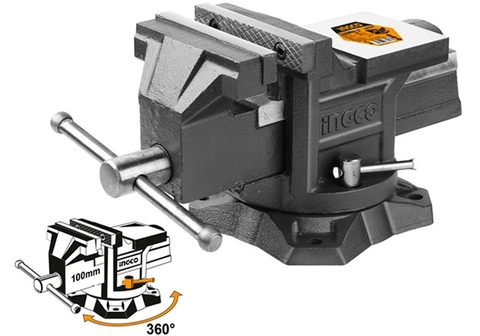 Ê Tô Kẹp Đế Xoày 6 Inch Trọng Lượng 11.2 Kg INGCO HBV086