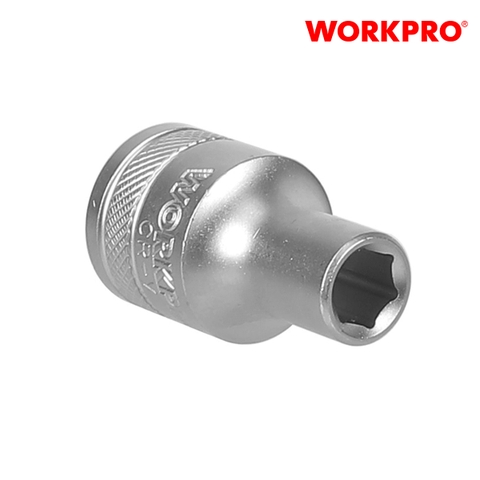 Đầu tuýp có đầu vuông 1/2 inch và đầu lục giác 6 cạnh size 19mm Workpro - WP274100