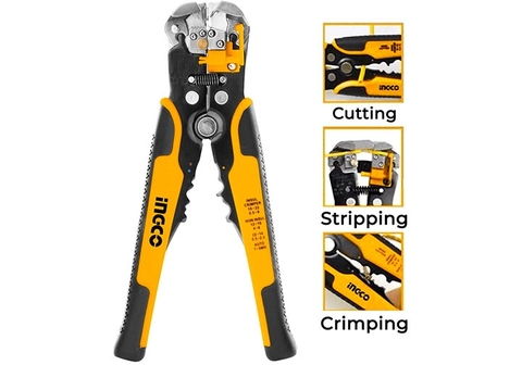 Kềm tước dây điện tự đa năng INGCO HWSP102418