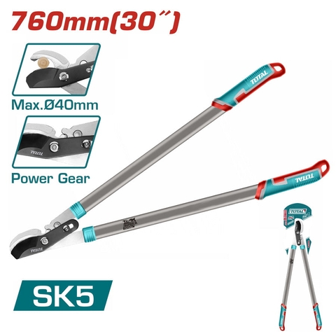 Kéo Cắt Tỉa Cây Cảnh  Có Bánh Răng 760mm Total THT1527608