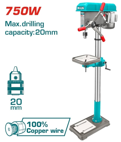 Máy Khoan Bàn Công Suất 750W Total TDP207505