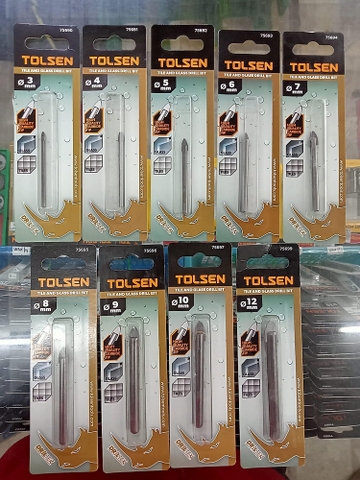 Mũi khoan kính 9mm Tolsen 75696