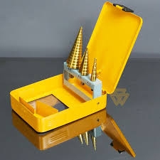 Bộ 3 mũi khoan bước Titanium HSSS  Tolsen 75878