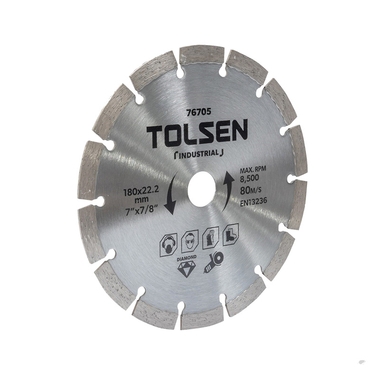 Đĩa cắt gạch khô 180mm Tolsen 76705