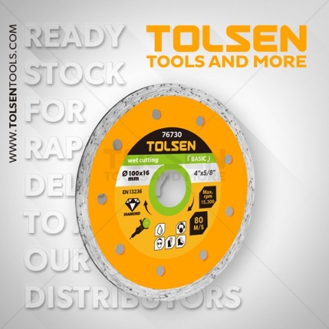 Đĩa cắt kim cương ướt 180mm Tolsen 76735