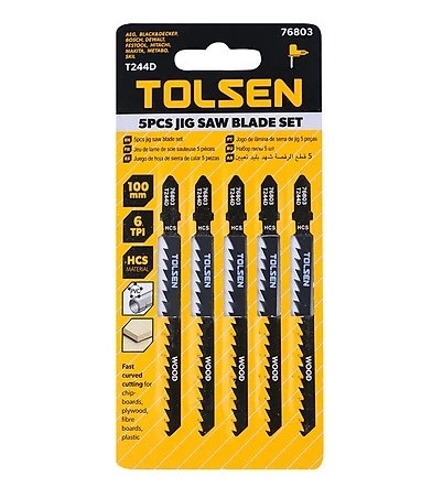 Lưỡi cưa máy gỗ đen 100mm T224D Tolsen 76803