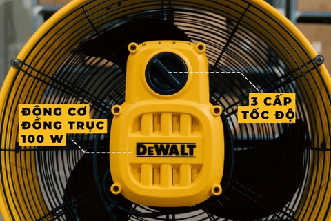 Quạt sàn công nghiệp 18'' Dewalt Motor không chổi than 77000 L/M DXF1832