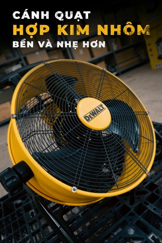 Quạt sàn công nghiệp 18'' Dewalt Motor không chổi than 77000 L/M DXF1832