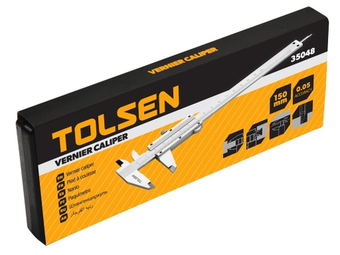 Thước kẹp cơ hệ mét 150mm TOLSEN 35048 xsafe
