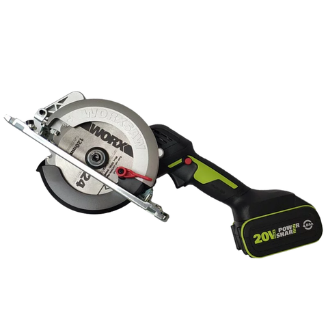 Máy Cưa Đĩa Pin 20V, 120mm Worx WU533.14.2B (1 Pin 4Ah + 1 Sạc 2Ah)
