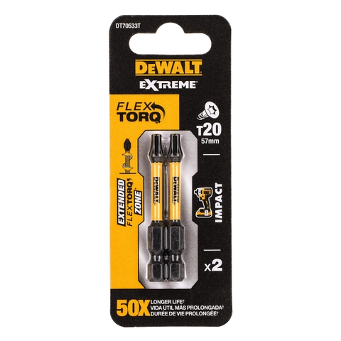 Mũi Vít Hoa Thị Flextorq T20 Dewalt DT70533T-QZ