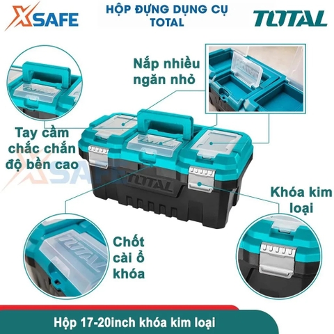 Thùng đựng đồ nghề khóa nhựa Total TPBX0171 17