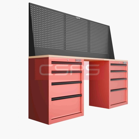 Tủ dụng cụ CSPS 183cm - 2 tủ màu đen/đỏ