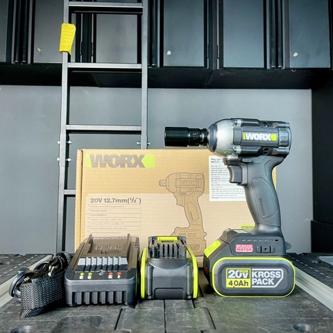 MÁY SIẾT BU LÔNG WE272 400N DÙNG PIN LI-ION 20V – WORX GREEN.