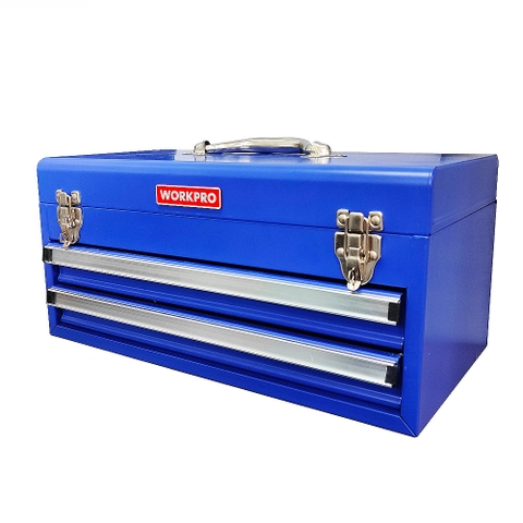 Hộp Công Cụ 2 Ngăn Sắt 46x24x22cm Workpro WP282005