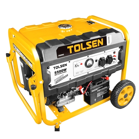 Máy phát điện chạy xăng 5000W Tolsen 79992
