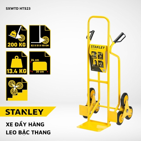 Xe đẩy hàng leo cầu thang Stanley HT523 – Tải trọng 200kg