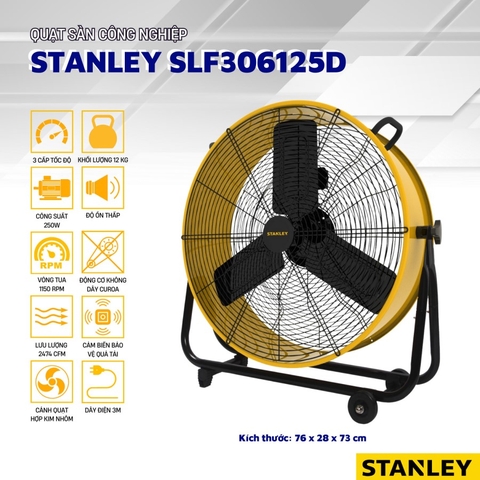 Quạt Công nghiệp Stanley 24” SLF306125D