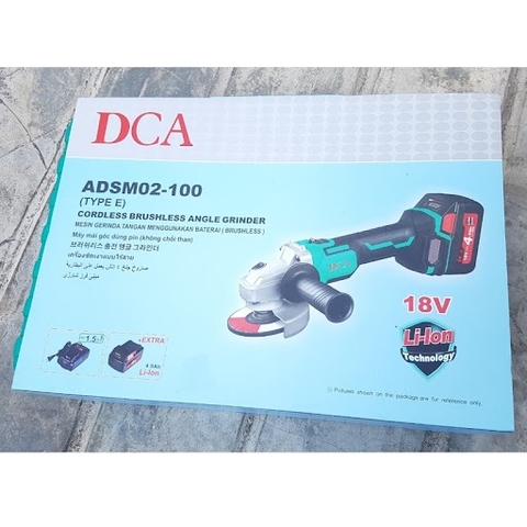 Máy Mài Góc dùng pin DCA Không Chổi Than ADSM02-100F giá rẻ