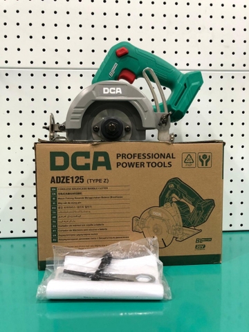 Máy cắt gạch đá 20V DCA không chổi than ADZE125DM