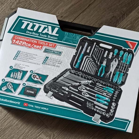 Bộ đồ nghề cầm tay 142 chi tiết Total THKTHP21426 chi tiết
