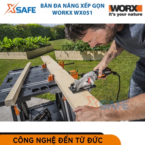 Bàn thao tác đa chức năng WX051 Worx Orange