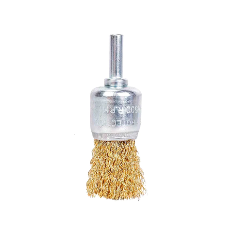 Bàn Chải Đầu Dây Uốn Thép 25mm Cán Dài 63mm Workpro WP407002