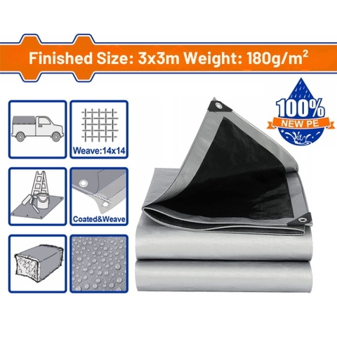 Bạt che (loại dày) 3mx3m WadFow WTQ8033
