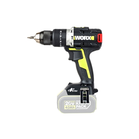 Máy Khoan Pin 20V (Pin 4Ah + Sạc 6Ah) Worx WU377.14.6B