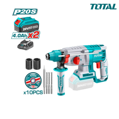 Bộ combo 05 máy dùng pin 20V ngành xây dựng Total  - TCKLI2018