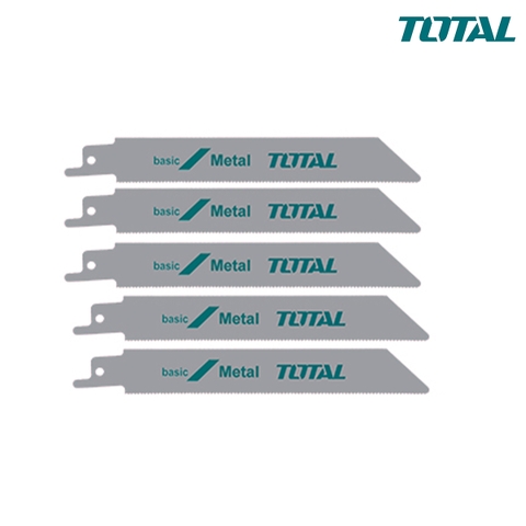 Bộ 5 lưỡi cưa kiếm 150mm cắt kim loại TOTAL  TRSB922EF