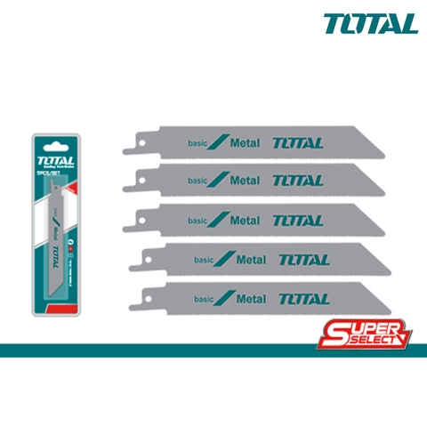 Bộ 5 lưỡi cưa kiếm 150mm cắt kim loại TOTAL  TRSB922EF