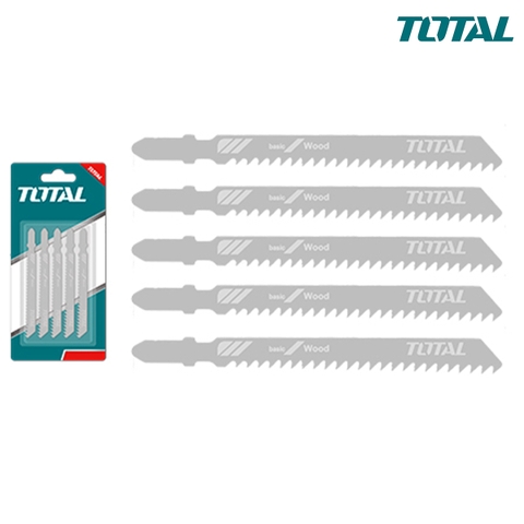 Bộ 5 lưỡi cưa lọng gỗ 8 răng TOTAL  TJSBT111C