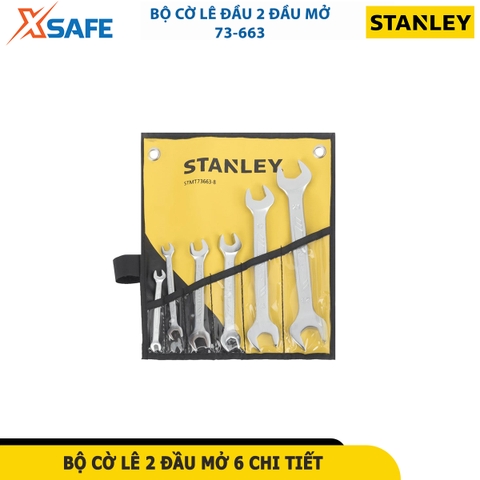 Bộ cờ lê hai đầu mở 6 chi tiết STANLEY STMT73663-8