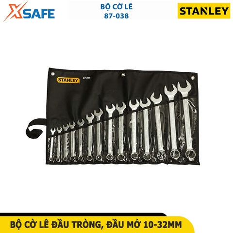 Bộ cờ lê đầu tròng đầu mở 14 chi tiết STANLEY 87-038-1