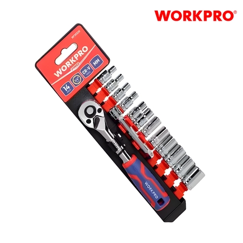 Bộ đầu cờ lê thay thế (1 set = 12 cái), kích thước 1/2 inch Workpro - WP202558