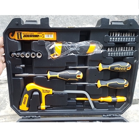 Hình ảnh thực tế bộ dụng cụ cơ khí 117 món của Ingco