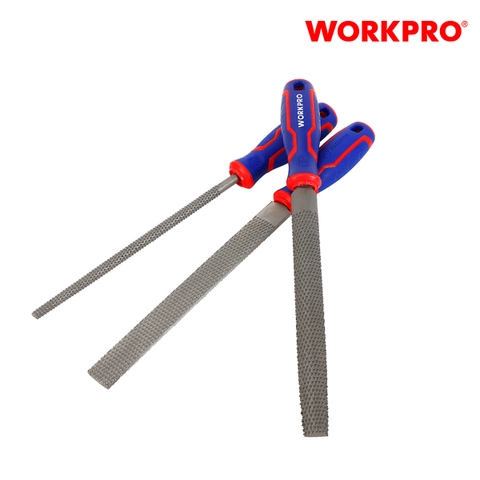 Bộ giũa gỗ (1 set = 3 cái), kích thước 200mm (8 inches) Workpro - WP201703