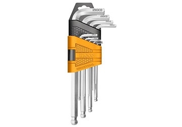 Bộ lục giác bi 9 chi tiết Ingco HHK12091 chính hãng