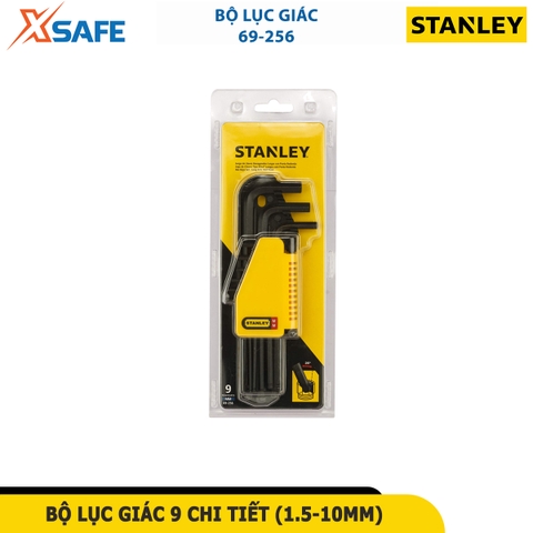 Bộ lục giác bi 9 cây hệ mét (1.5mm-10mm) STANLEY 69-256