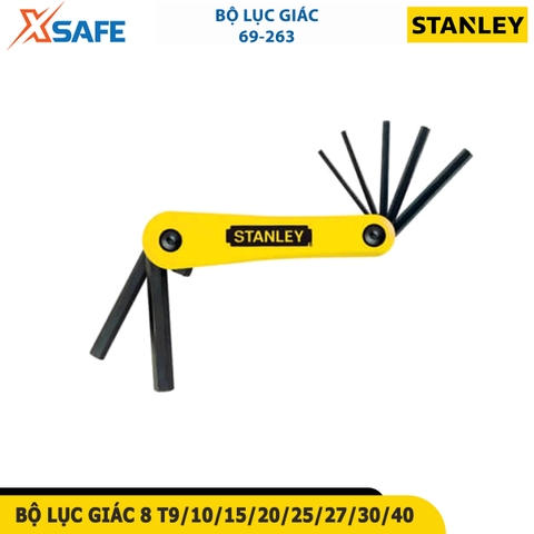 Lục giác 8 cây T9/T10/T15/T20/T25/T27/T30/T40 STANLEY 69-263