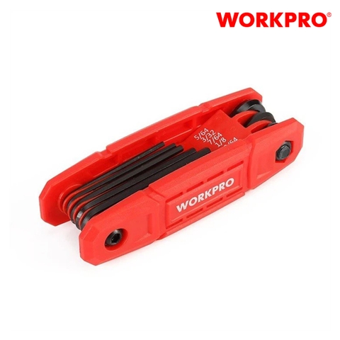 Bộ lục giác gấp gọn (1 SET = 9 PCS) Workpro - WP222032