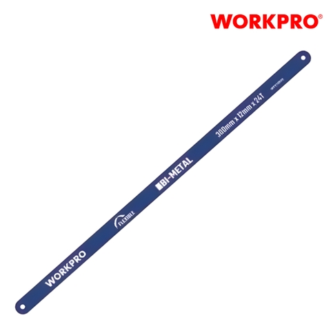 Bộ lưỡi cưa thẳng bằng kim loại 24TPI (1 set = 5 cái), kích thước 300mm (12 inches) Workpro - WP215033